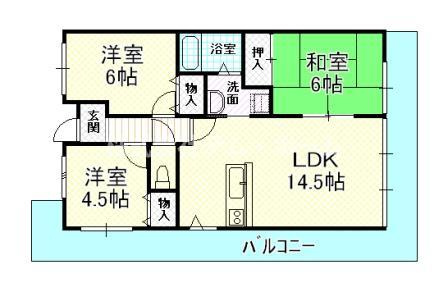 【間取り】 | ヴァンヴェール高尾