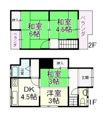 【間取り】 | 高原戸建て