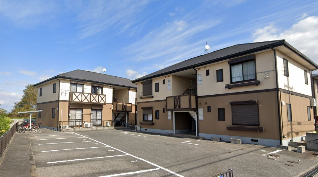 岸和田市岡山町のハイツの駐車場|駐車場です