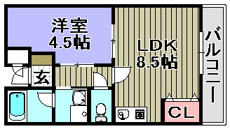 ニューコーヨーの間取り