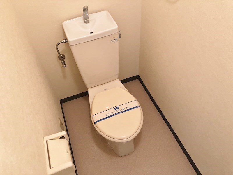 ラピート15のトイレ|落ち着いた色調のトイレです