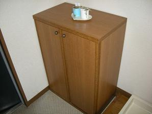 アヴニールふじわらの玄関|落ち着いた玄関です