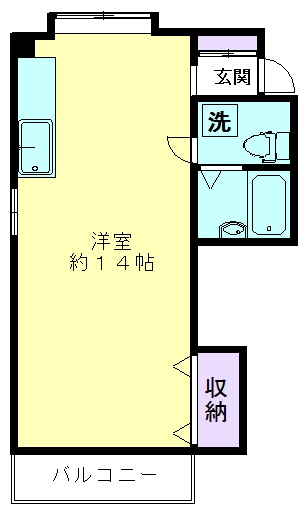 はくしあん久米川の間取り