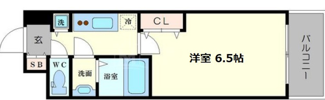【間取り】 | ジアコスモ難波南