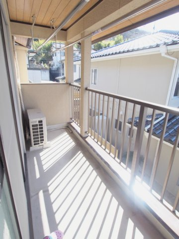 平原一戸建のバルコニー