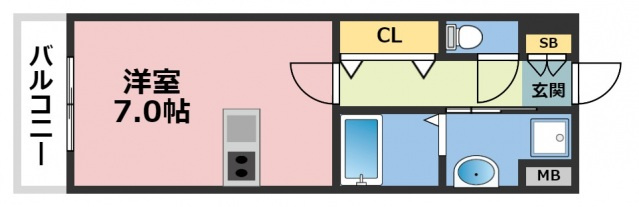 バルーンフラワー諏訪の間取り
