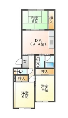 ナカスギマンションの間取り