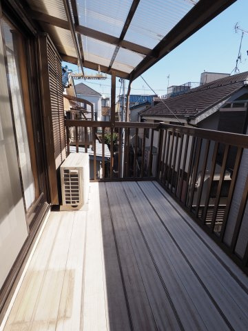 KR戸建てのバルコニー