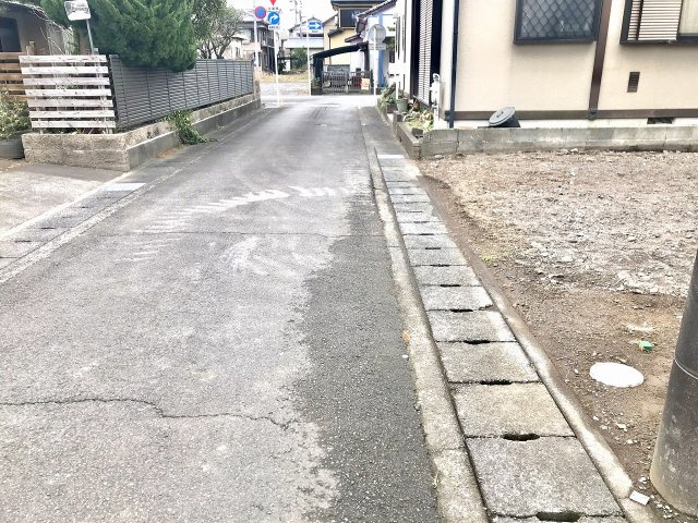 売土地　焼津市駅北3丁目の前面道路含む現地写真|前面道路含む現地写真です