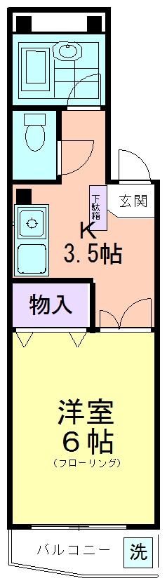リバーサイド藤の間取り
