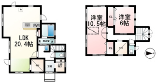 【間取り】 | 湖青２丁目