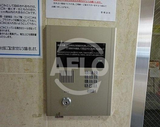 メルクリオール難波のセキュリティ|メルクリオール難波　オートロック