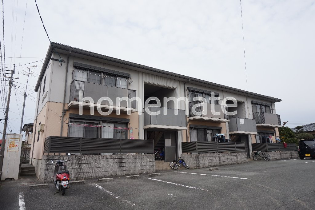 熊本市東区桜木２丁目のアパートの外観