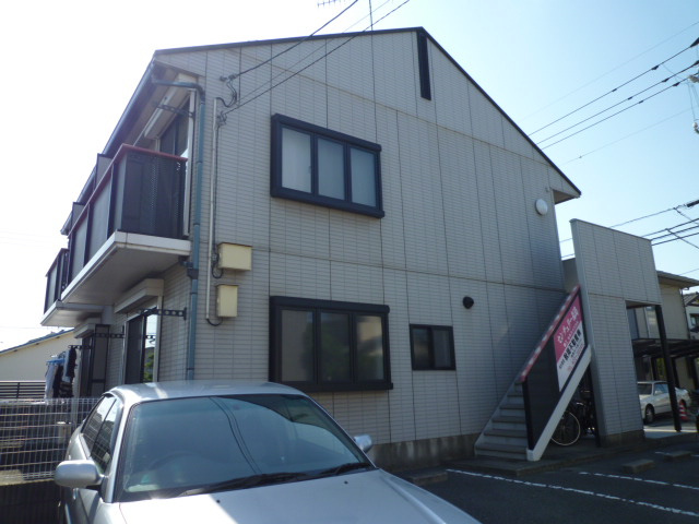 倉敷市福島のアパートの外観