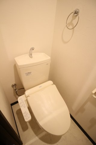 キートスグランデ天神のトイレ|落ち着いた色調のトイレです