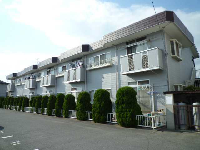 倉敷市茶屋町のアパートの外観