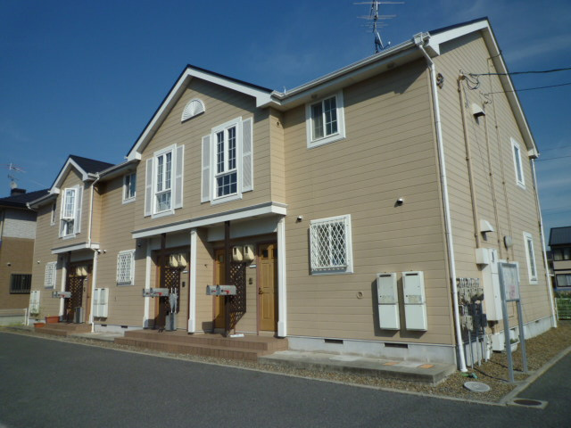 都窪郡早島町前潟のアパートの外観