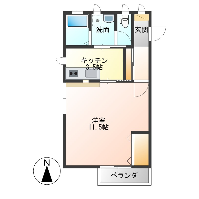 ベルパーチIの間取り