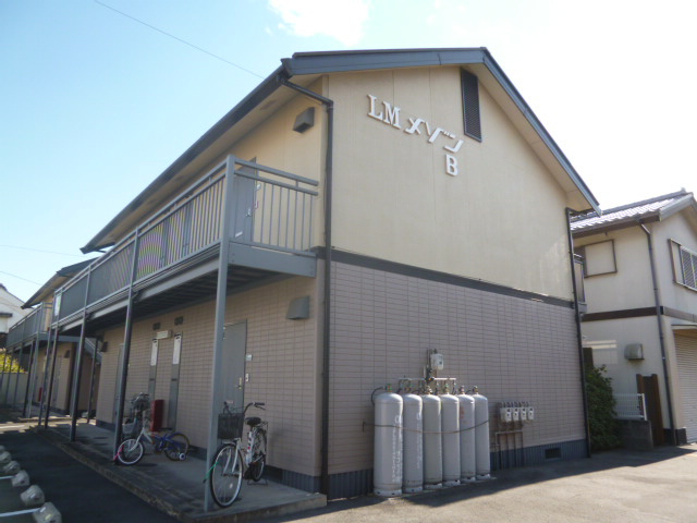 倉敷市茶屋町早沖のアパートの外観