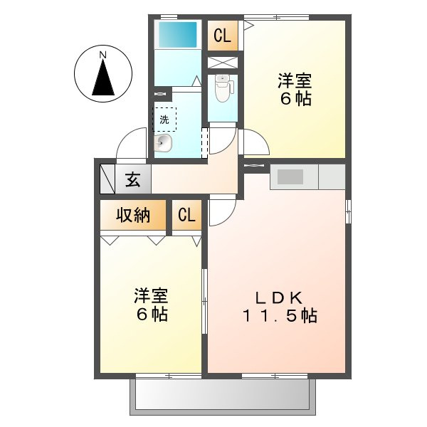 倉敷市福井のアパート