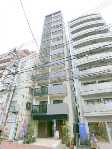 CREVISTA(クレヴィスタ蒲田の外観|外観　2019年10月築　RC鉄筋コンクリート造地上12階建て総戸数43戸の築浅高級賃貸マンション　東京都大田区西蒲田6丁目　JR京浜東北線蒲田駅、東急池上線蓮沼駅
