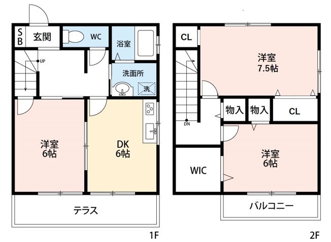 【間取り】 | シャンピア吉久Ｃ