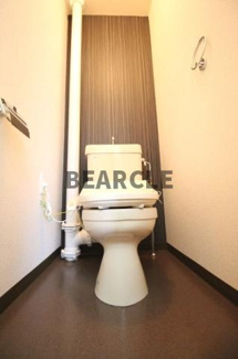 【トイレ】 | サンハイツ南志賀 | 清潔感のあるトイレです