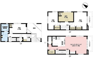 【間取り】 | 三芳町藤久保　新築戸建て　