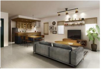 【居間・リビング】 | 三芳町藤久保　新築戸建て　