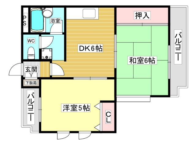【間取り】 | フローレンス西宮Ⅰ