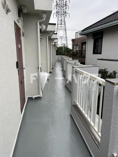 ロイヤルコーポ幕張のバルコニー