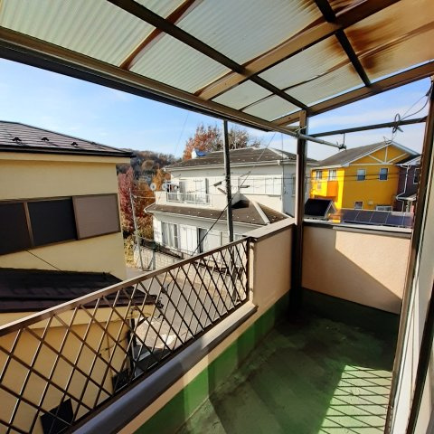 メープルⅣのバルコニー|開放的で明るい空間を演出してくれるバルコニーです