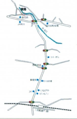 日の出町大久野　売地の地図
