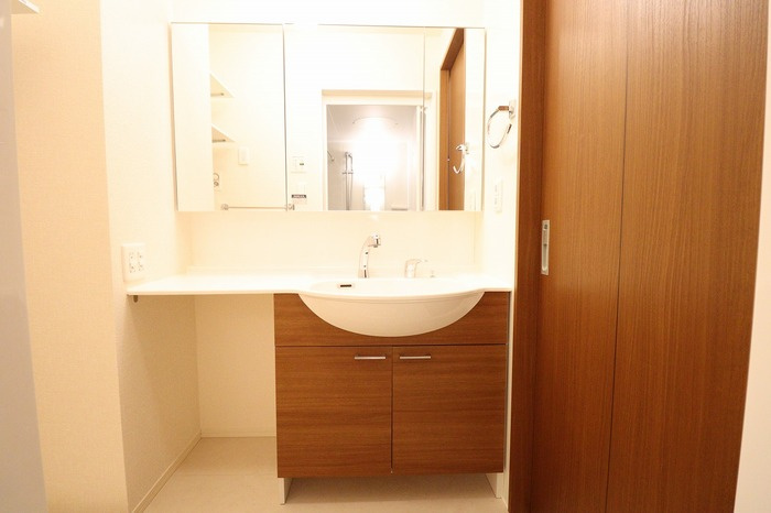 ラ・ペジブル Bの独立洗面台|大型洗面化粧台