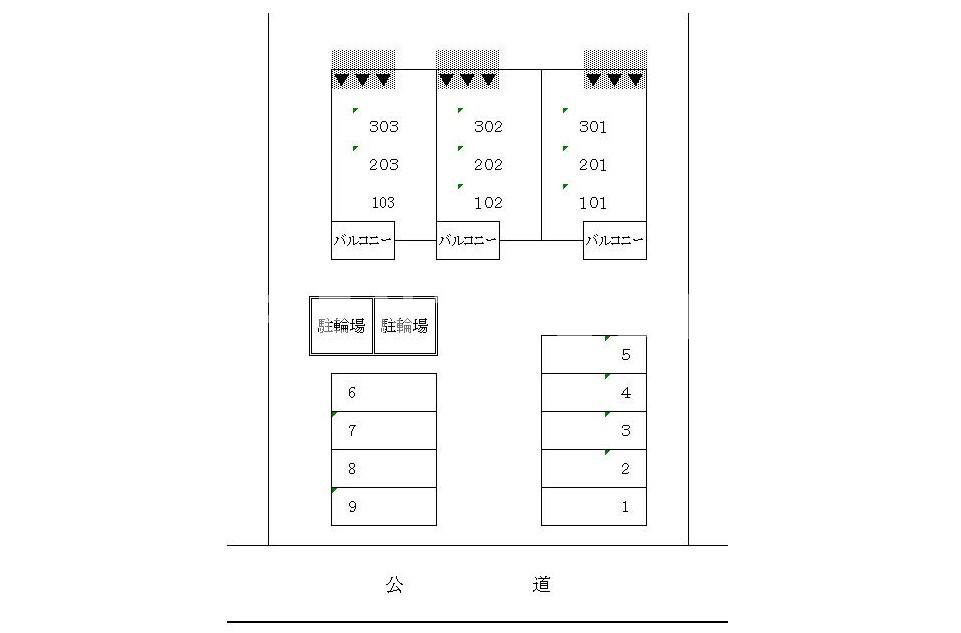 アフェクトの駐車場|駐車場