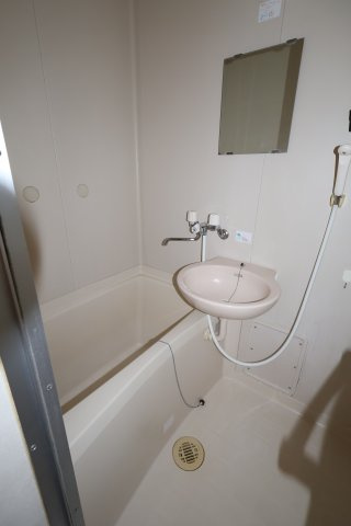 学校町高新貸家の浴室