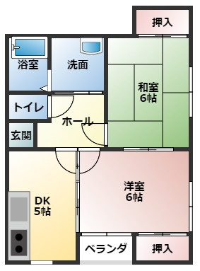 GINZA 　R　昭和町の間取り