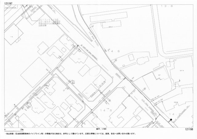 見附市芝野町　土地　国道８号に近く、駅にも便利！の地図