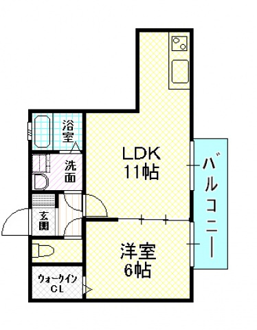 【間取り】 | サンハイム法善寺