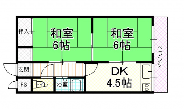 【間取り】 | アウスレーゼ法善寺