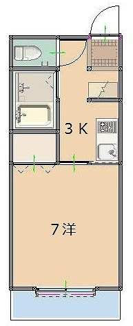 クレメント南宝永の間取り
