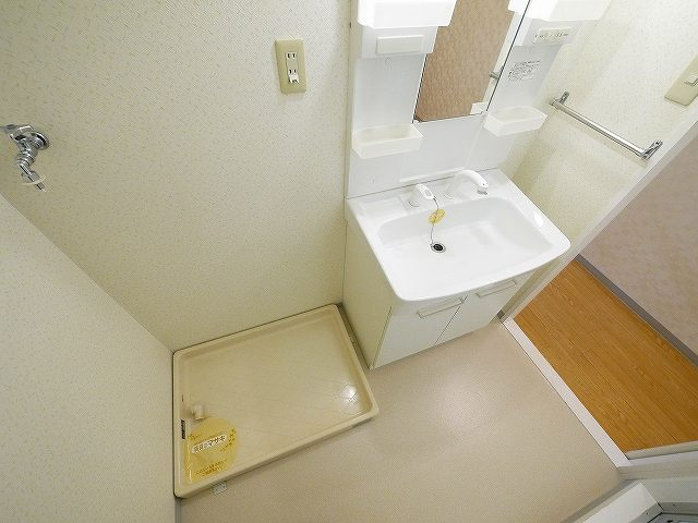 春日マンションの設備|洗濯機置き場になります
