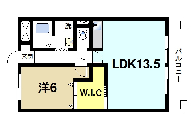 春日マンションの間取り|収納豊富な間取り