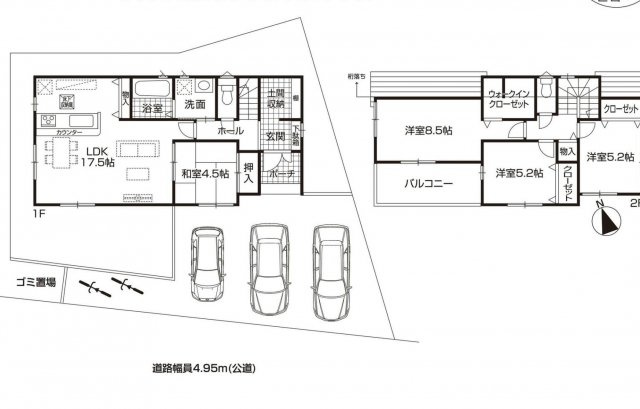 日進市岩崎町石兼 全1棟　＜仲介手数料無料＞日進北小・日進中　新築一戸建て