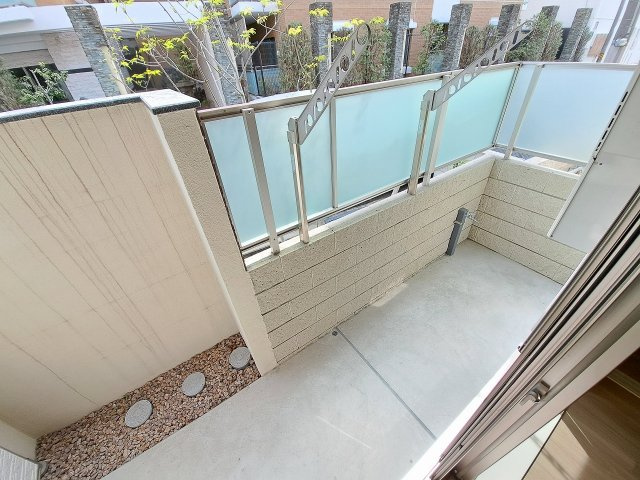 グラデイートベレオ甲子園のバルコニー