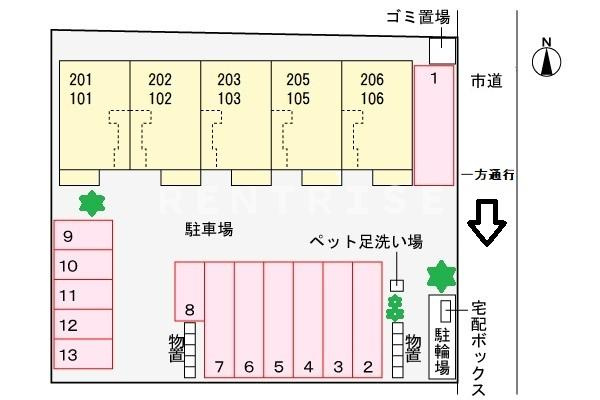 プロスペラーレの駐車場|駐車場
