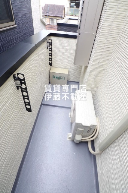 プリシェール杉栄のバルコニー