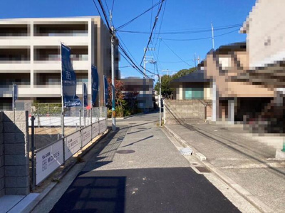 【前面道路含む現地写真】 | 西宮市　甲子園口６丁目　建築条件付土地