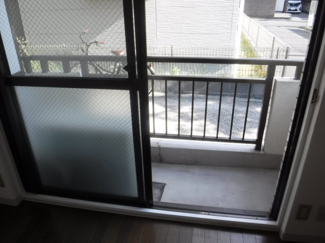 西山マンションのバルコニー