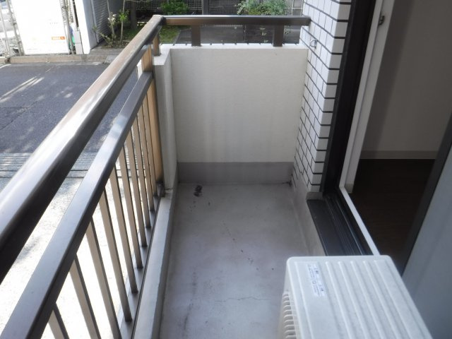 西山マンションのバルコニー